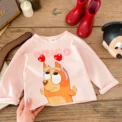 Trendy  Disney Children T-shirt Long-sleeved Tops Spring/autumn Clothing Kids Bottoming Shirt Cartoon Crewneck Girl Blouse - Image 3