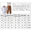 Formal Gentleman Clothng Set for Baby Infant Solid Romper Suit Boy First Birthday Costume 0-24 Month Toddler Cotton Kids Outfit - Image 6