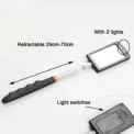 Car 360° Inspection Mirror LED Light Telescoping Mirrors Extend Mechan - Image 2