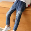 DIIMUU 4-11 Years Kids Jeans Trousers Clothing Boy Jeans Children Denim Pants Spring Autumn Baby Long Pants Toddler Bottoms - Image 3