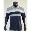 New men's color block top for foreign trade, seasonal men's polo - Image 3
