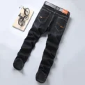 New Men Light Luxury Stretch Slim Fit Pants Comfortable Soft Business Fashion Straight Casual Denim Trousers Male Clothing - Image 5