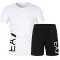 New Men's Clothing Summer Sports Suit Comfortable Breathable Mesh Running Sets Jogging Fitness Tracksuit Men Training Jersey - Image 2