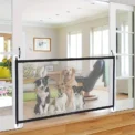 Pet Dog Barrier Fences with Hook Pet Isolated Network New Folding Breathable Mesh Stairs Gate Dog Safety Fence Pet Products - Image 4