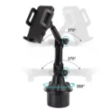 Car Phone Holder Water Cup Holder Mount Car Interior Accessories Anti-slip Adjustable Long Tube Cell Navigation Suppor