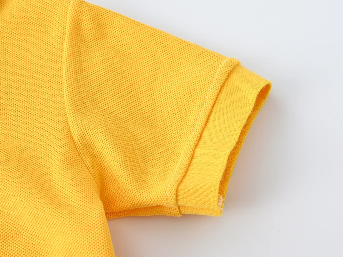 Boys Casual Classic Design Slightly Stretch POLO, Kids Clothes For Spring Summer Indoor Outdoor - Image 4