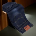 Fashion Men Stretch Loose Straight Jeans Casual Elastic Slim Fit Denim Pants Male Brand Business Trousers Large size 38 40 - Image 5
