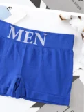 5 PCs Men's High Elastic Plain Color Comfortable Boxer Briefs Panties Breathable Pantyhose - Image 6