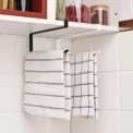 Creative Perforation-free Hanging Storage Rack Kitchen Paper Towel Rack Cabinet Paper Rack Plastic Wrap Spread Layout Rack - Image 3