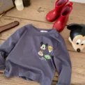 Trendy  Disney Children T-shirt Long-sleeved Tops Spring/autumn Clothing Kids Bottoming Shirt Cartoon Crewneck Girl Blouse - Image 4