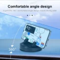 L Head-Up Car Phone Mount Flexible Rotation Phone Holder Stable Anti-Slip Rubber Smartphone Support Universal for 4-7 in - Image 2