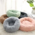 Home Plush Pet Nest Winter Cat Nest Dog Nest Warm Detachable and Washable Round Cat Nest Pet Bed Seasonal Universal Decoration - AliExpress 1