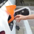 Refueling Funnel with Filter Motorcycle Refuel Gasoline Engine Oil Funnel Moto Car Long Mouth Funnels Car Repair Filling Tools - Image 2