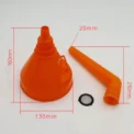 Refueling Funnel with Filter Motorcycle Refuel Gasoline Engine Oil Funnel Moto Car Long Mouth Funnels Car Repair Filling Tools - Image 4