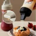 Condiment Squeeze Bottles With Nozzles Plastic Ketchup Mustard Hot Sauces Olive Oil Bottles Kitchen Condiment Tools Accessories - - Image 2