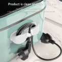 9-1pc Silicone Cord Winder Holder Power Cord Organizer Clip Self Adhesive Cable Wire Fixer for Air Fryer Coffee Machine - Image 2