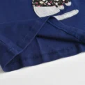 Spring Autumn Girls Tops Long Sleeve Kids Cotton T-shirts Cat Print Applique Children Casual Tees School Home Kids Wear - Image 4