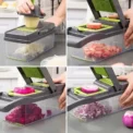 Slicer, vegetable slicer, multifunctional vegetable slicer, slicer, slicer, slicer, cucumber slicer, egg strainer - Image 4