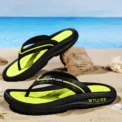 Hot Sale Men's Concise Slippers Fashion Mans Flip Flops EVA Waterproof Shoes Man Outdoor Sandals for Men Beach Bathroom Slides - Image 2
