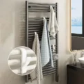 2/6Pcs Bathroom Shower Towel Holder Hanger Heated Radiator Rail Hooks Clips Storage Racks Clothes Scarf Hanger Hooks - Image 2