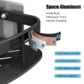 Bathroom Shelf Makeup Storage Organizer Aluminum Alloy Shampoo Rack Shower Shelf Bathroom Accessories No Drill Wall Shelf - Image 2