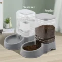 3.8L PP material Pet feeder Pet Water Fountain Drink Bowl Automatic Pet Feeder Large Cat Dog Food Dispenser - Image 4