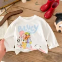 Trendy  Disney Children T-shirt Long-sleeved Tops Spring/autumn Clothing Kids Bottoming Shirt Cartoon Crewneck Girl Blouse - Image 6