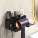 Hair Dryer Holder Wall Dryer Bracket Straightener Stand Hairdryer Organizer Hair Brush Storage Box Bathroom Accessories - Image 2
