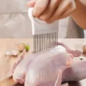 1pc Stainless Steel Onion Holder Slicer Prongs Cutter Chopper Vegetable and Meat Cutter Holder Comb Kitchen Gadget Accessories - Image 3