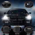 3Pcs Car trash can (with lid) contains 60 (300) garbage bags, small car trash can, leak-proof mini car accessories - Image 5