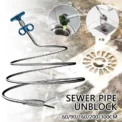 Sewer Pipe Unblocker Snake Spring Pipe Dredging Tool Kitchen Bathroom Sewer Cleaning Tool Pipe Hair Remover Drain Cleaner - Image 5