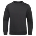 New Oversized Pullover Solid Color Warm Men Clothes Fashion Crewneck Hoody Casual Loose Sweatshirt Oversize Street Sportswear - Image 2