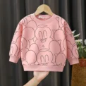 Disney Mickey Long Sleeve Sweatshirt Children's Clothes Tops Fashion Loose Crewneck Pullover Base Shirt For Girl Boy Autumn - Image 4