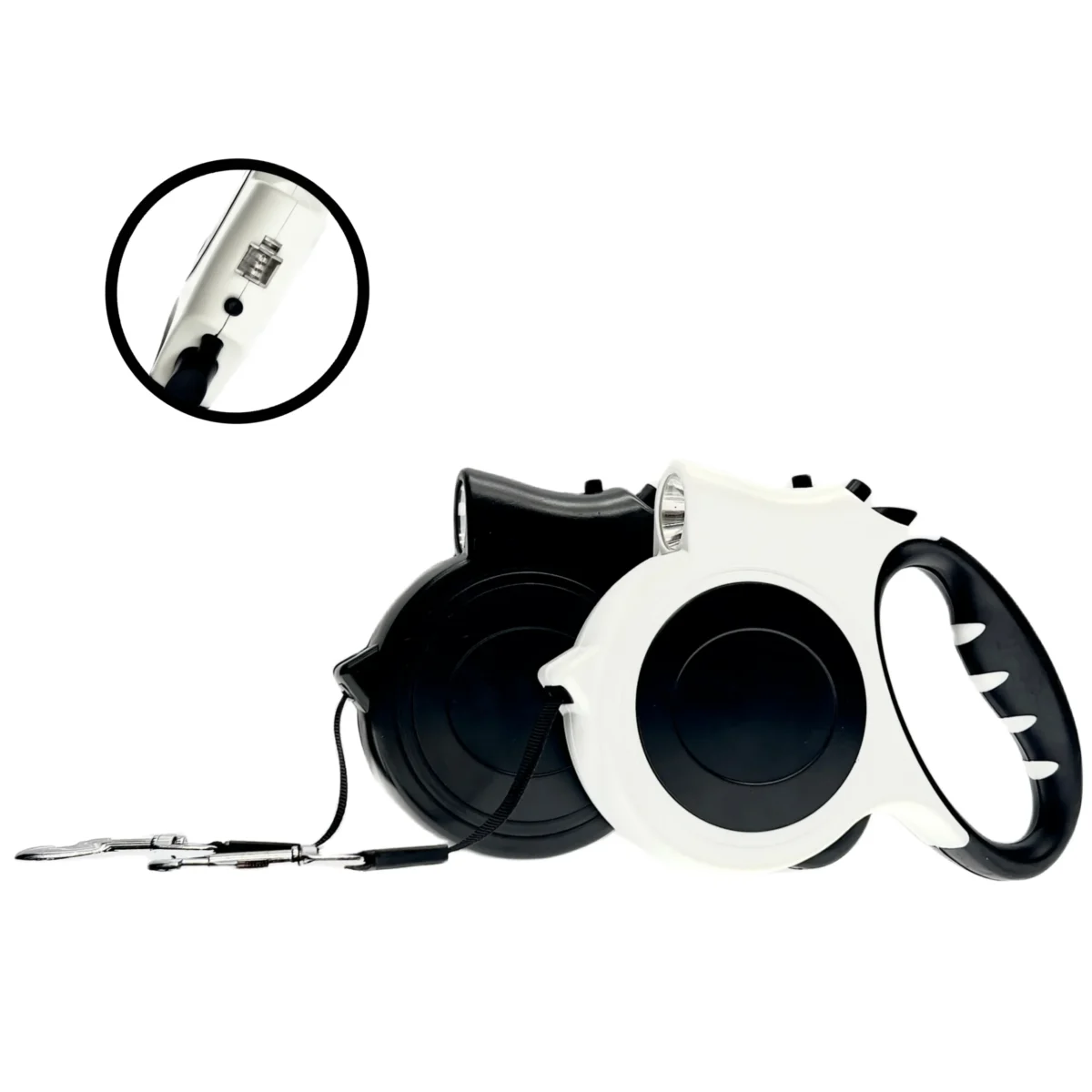 1pc Illuminated Retractable Dog Leash -16ft, Adjustable,ldeal For Medium And Large Dogs, Perfect For Nighttime Walks And Runs - Image 3