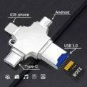 4IN1 Memory Card Reader for iPhone Laptop PC Type-C OTG Adapter for iOS USB A Micro SD Card Reader for Samsung Huawei Xiaomi LG - Image 2