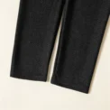 PatPat Kids Girl Leggings Trousers 100% Cotton Casual Elastic Imitation Denim Girl Slim Leggings Spring Autumn All-match Pants - Image 6