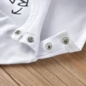 Newborn Baby Romper Jumpsuit Casual Clothes for Boys 2Colors New Letters Print infant Boys One Piece Climb Clothing for 0-18M - - Image 4