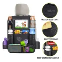 Car Backseat Organizer with Touch Screen Tablet Holder Auto Storage Pockets Cover Car Seat Back Protectors Car Accessories - Image 6