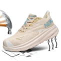 NEW Lightweight Safety Shoes Men Steel Toe Sneakers Anti-puncture Proof Breathable Work Safety Boots Man Comfortable Work Shoes - Image 5