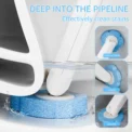 18/24Pcs New Disposable Toilet Brush Clean Tool Bathroom Cleaning Sponge Brush With Replacement Head Cleaning Kit Wc Accessories - Image 4
