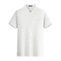 Navy Blue Men Exercise Polo Spring Summer Short Sleeve Casual Comfortable Oversize Loose Men T-shirts Sport Tops - Image 3