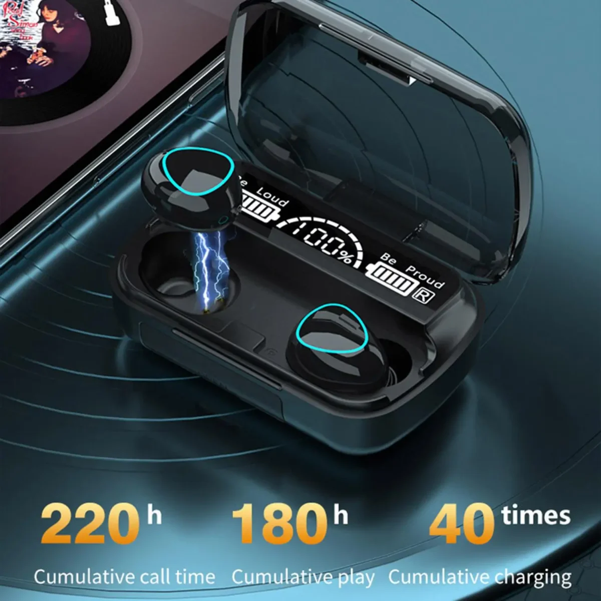M10 TWS Bluetooth 5.3 Headphones 3500mAh Charging Box Wireless Earphones With Mic 9D Stereo Sports Waterproof Earbuds Headset - Image 6