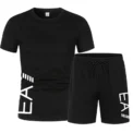 New Men's Clothing Summer Sports Suit Comfortable Breathable Mesh Running Sets Jogging Fitness Tracksuit Men Training Jersey