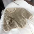 Cotton Children's Clothing Long Sleeve T-shirts Striped Baby Boy Girl Tops Casual Kids T-shirt Autumn Spring Tee 1-8T - Image 2