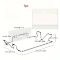 [Stainless Steel Garbage Rack] 1 set of Stainless Steel Kitchen Garbage Rack - Household Wall Mounted Plastic Bag Storage - Image 3