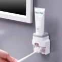 Creative Wall Mount Automatic Toothpaste Dispenser Bathroom Accessories Waterproof Lazy Toothpaste Squeezer Toothbrush Holder - Image 4