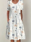 Plus Size Fashion Elegant Women Dress Loose Casual Dress Women Dress New Temperament - Image 2