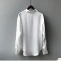 Spring Fashion Button Up Satin Silk Shirt Vintage Blouse Women White Tops Lady Long Sleeves Female Loose Street Shirts - Image 2