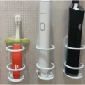 Wall Mounted Electric Toothbrush Holder Seamless Toothbrush Holder Non Perforated Storage Rack Toothpaste and Toothbrush Holder - Image 3
