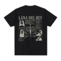 Singer Lana Del Rey Print T Shirt Men Women Fashion Hip Hop Streetwear Harajuku Short Sleeve Plus Size T Shirt Unisex - Image 3